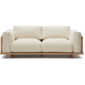Kave Home Kave Home Oaq wit, stof, 3-zits,