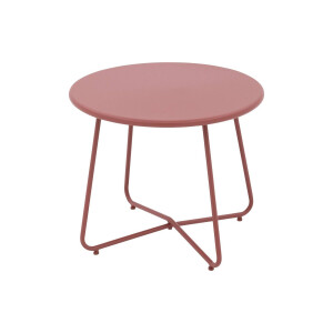 Goossens Salontafel Must, aluminium rood,, 50 x 45 x 50 cm