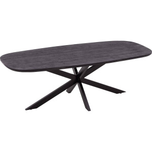 Goossens Eettafel Nilo, Semi rechthoekig 230 x 105 cm