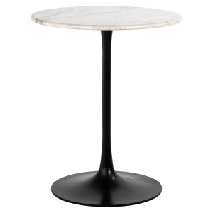 Richmond Ronde Bistrotafel 'Carlten' Marmer, 65cm, kleur Wit