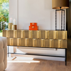 Richmond Dressoir 'Jaxx' 160cm, kleur Goud