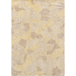 Louis De Poortere vloerkleed Yellow Hippy - geel - 140x200cm
