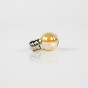 Kooldraadlamp 'Bol Mini' E27 LED 4W goldline, dimbaar