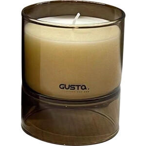 Gusta - Geurkaars - Bloemen - Bruin - ø7x8,5cm