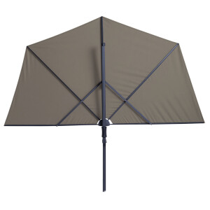 Vrijhangende zweefparasol Sunwave 270cm (taupe)