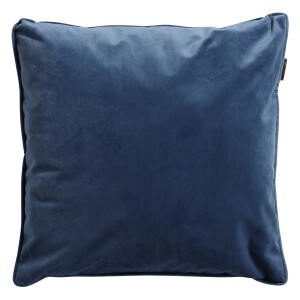 Sierkussen 45x45cm   Velvet/panama safier blue (waterafstotend)