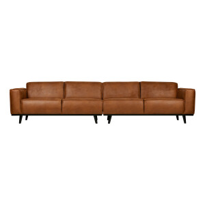 WOOOD Bank 'Statement' XL4-zits, kleur Cognac