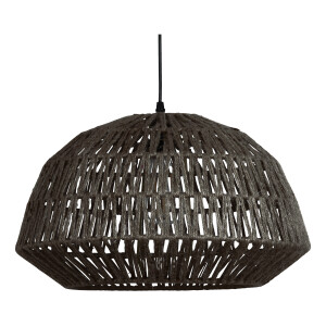 WOOOD Hanglamp 'Kace' Jute, kleur Zwart