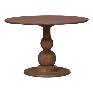 WOOOD Ronde Eettafel 'Blanco' Ø120cm, kleur Walnoot