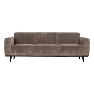 WOOOD Bank 3-zits 'Statement' Rib, kleur Taupe