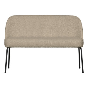 WOOOD Eetkamerbank 'Vogue' Bouclé, kleur Beige