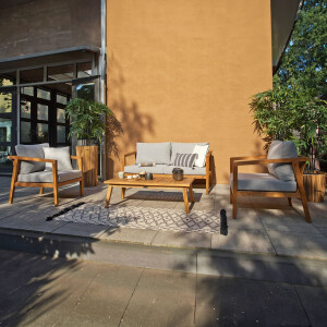 WOOOD Loungeset 'Lucca' Teakhout
