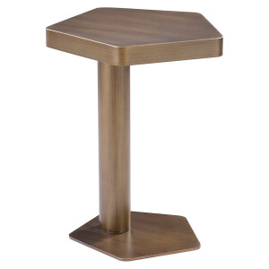 Richmond Laptoptafel 'Hexa' 45 x 44cm, kleur Brushed Gold