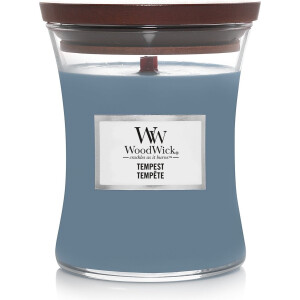 WoodWick Hourglass Medium Geurkaars - Tempest - 60 branduren
