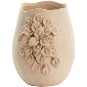 Light & Living AMIATA vaas keramiek mat crème 23x20.5x26 cm