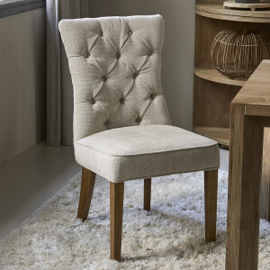 Rivièra Maison Eetkamerstoel 'Balmoral' Celtic Weave, kleur Chelsea Flax