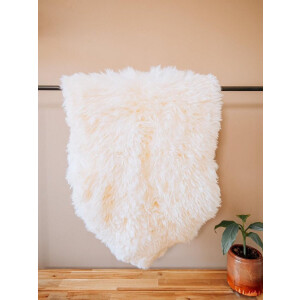Schapenvacht Wit Naturel XL (115cm) - Texels Schapenvacht - 100% Echt