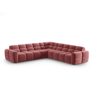 5-zits hoekbank Lisa velvet | Micadoni