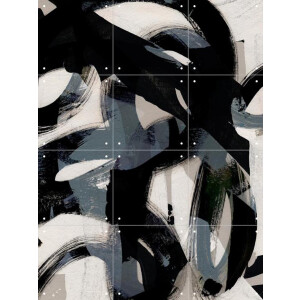 IXXI Abstract Brush Strokes 152, Mareike Böhmer - 60 x 80 cm - Gratis ophangtool - Grote wanddecoratie en posters - Abstract, Kwaststreken, Abstract