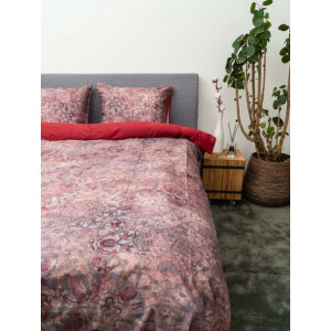 Kayori - Chana - Dekbedovertrek - Katoensatijn - 240/200-220 - Paars