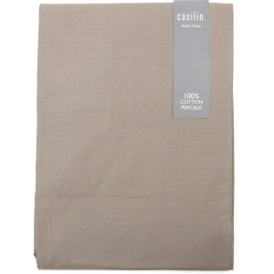 Casilin - Luxe Hoeslaken - Perkal Katoen - Taupe - 200x200cm