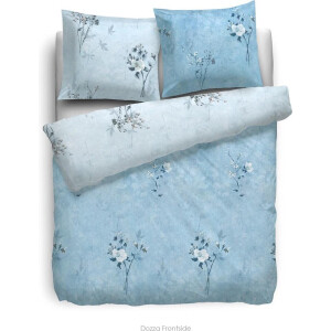 HNL Velvet Touch Ostana Dekbedovertrek - Litsjumeaux XL - 260x200/220 cm - Lichtblauw