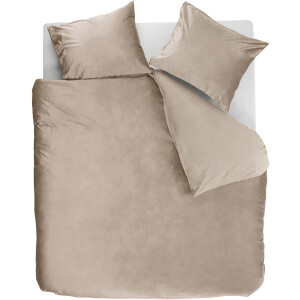 Ambiante Velvety dekbedovertrek - Lits-Jumeaux - 240 x 200/220 cm - Zand
