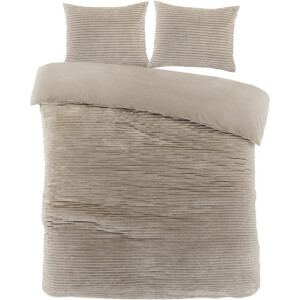 Papillon Dorit - Dekbedovertrek - Tweepersoons - 200x200/220 cm - Zand