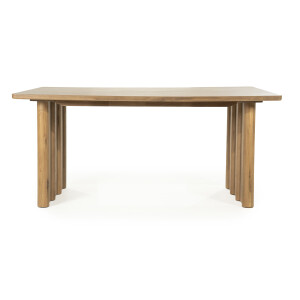 Eleonora Eettafel 'Jake' Eiken, 180 x 100cm, kleur Bruin