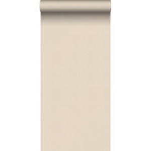 ESTAhome behang linnenstructuur zand beige - 53 cm x 10,05 m - 139545