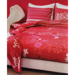 Beddinghouse Trento Dekbedovertrek - Eenpersoons - 140x200/220 - Rood