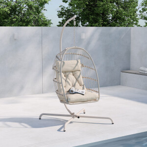 Nohr Hangstoel 'Elysse' kleur Beige