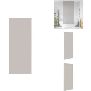 vidaXL Douche Rolgordijn - Douche Rolgordijnen - Doucherolgordijn - Douche Rolgordijn - Doucherolgordijn 110x240 cm stofbreedte 106 cm
