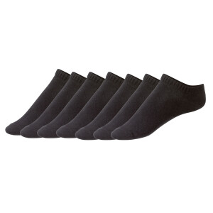 esmara 7 paar dames sneakersokken (Zwart, 39-42)