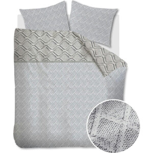 Riviera Maison Warmness dekbedovertrek - Tweepersoons - 200x200/220 - Gebroken wit