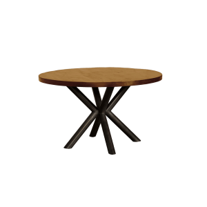 Tower Living Ronde Eettafel 'Selva' Mangohout, ø130cm, kleur Naturel