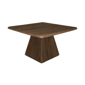 Tower Living Vierkante Eettafel 'Asti' Mangohout, 130 x 130cm, kleur Bruin