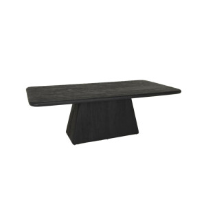 Tower Living Eettafel 'Asti' Mangohout, 260 x 120cm, kleur Zwart