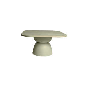 Tower Living Salontafel 'Barza' Mangohout, 80 x 80cm, kleur Off White