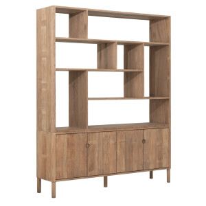 DTP Home Boekenkast 'Apollo' Teakhout, 210 x 170cm