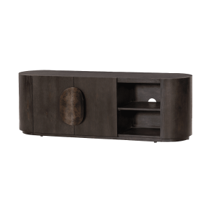 Tower Living TV-meubel 'Allure' Eiken, 150cm, kleur Donkerbruin