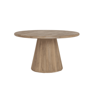 Tower Living Ronde Eettafel 'Asti' Mangohout, 130cm, kleur Naturel