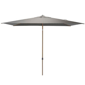 Parasol Azzurro 200x300 (charcoal) woodlook