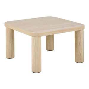 Bendt Salontafel 'Joaquim' Travertinlook, 60 x 60cm, kleur Beige