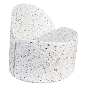 Zuiver Outdoor Fauteuil 'Bloom' kleur Wit Terrazzo