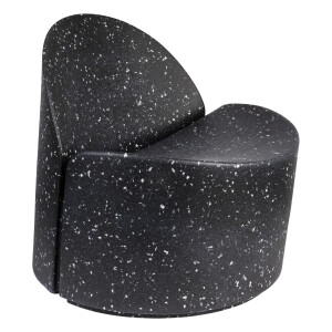 Zuiver Outdoor Fauteuil 'Bloom' kleur Zwart Galaxy