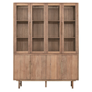 DTP Home Vitrinekast 'Bliss' Teakhout, 210 x 160cm
