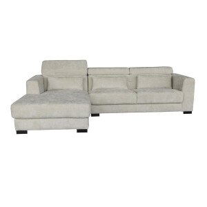Tower Living 3-zits Loungebank 'Brighton' Links, kleur Ivory