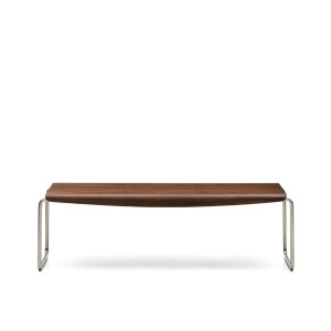 Kave Home Bank 'Tarsel' Walnootfineer, 142cm