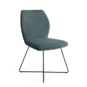 Jesper Home Eetkamerstoel 'Ikata' Cross Black, kleur Merry Mermaid